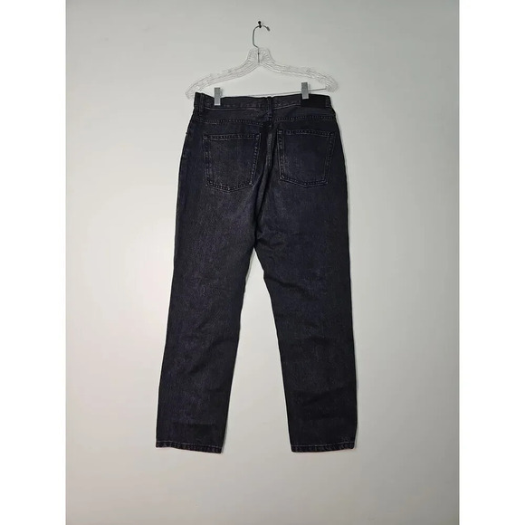 Everlane The Cheeky Jean Black High Rise Cropped Straight Leg Size 29 - Picture 7 of 10